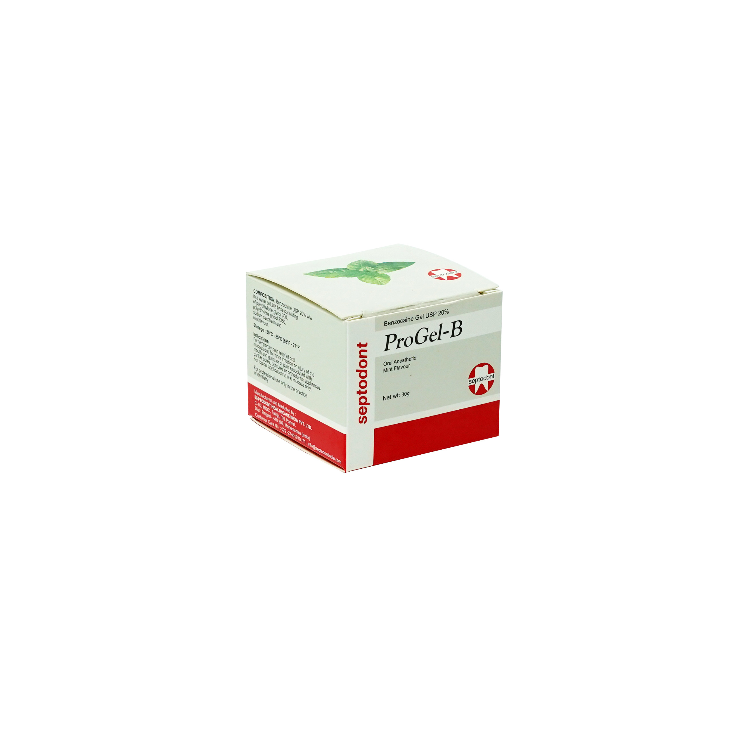 Septodont Progel-B Anesthetic Gel